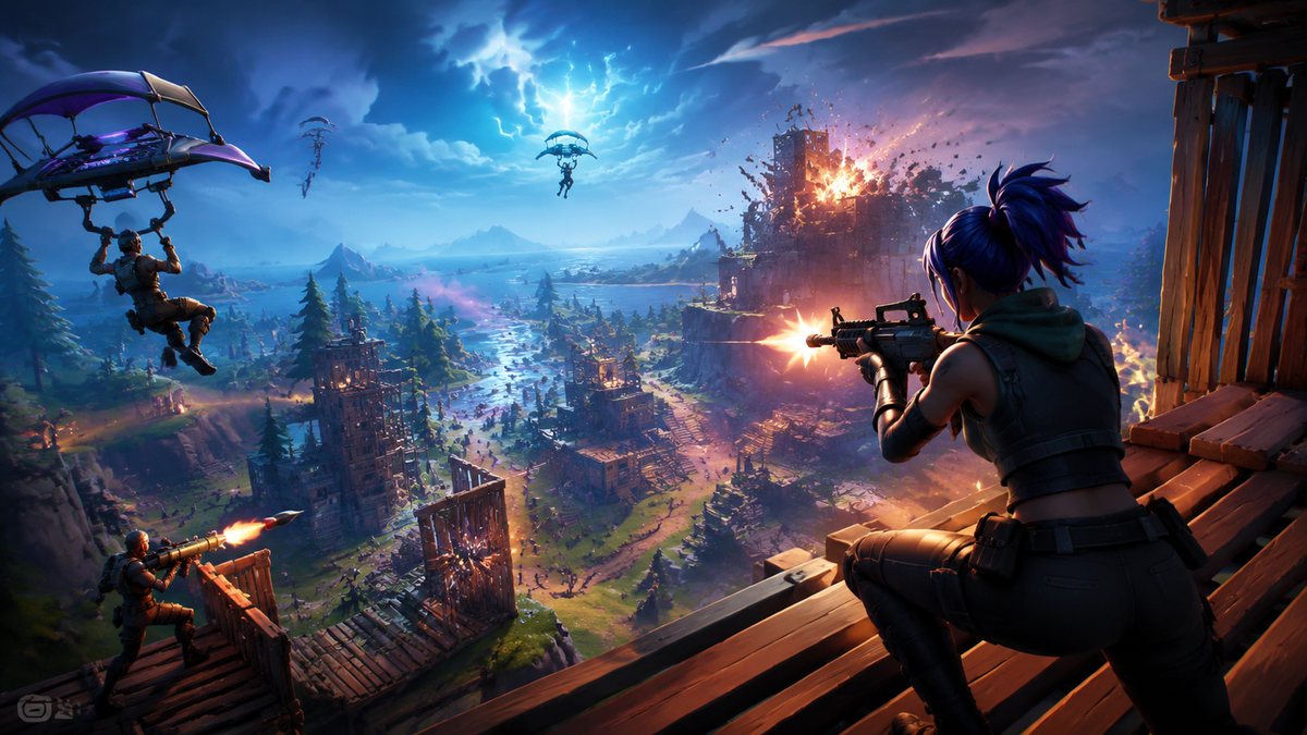 Fortnite original game remake reference artwork 1