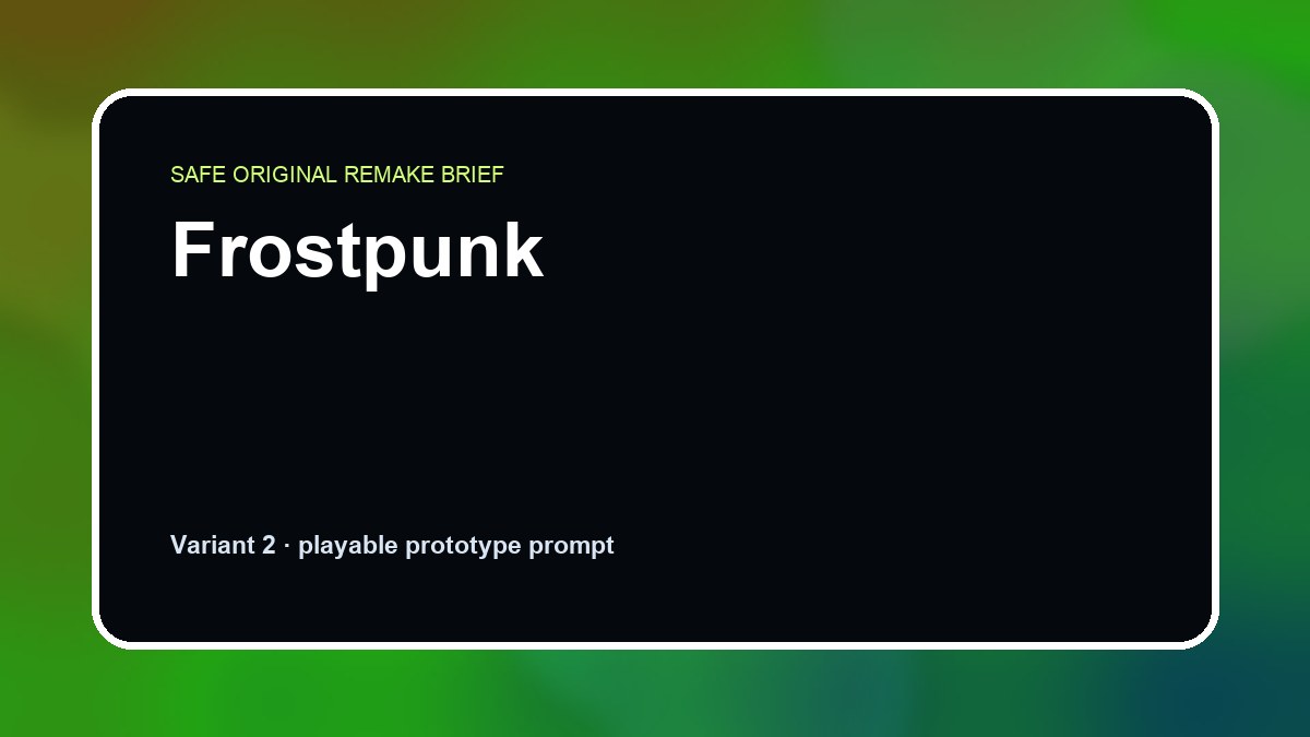 Frostpunk original frostpunk diy game reference artwork 2