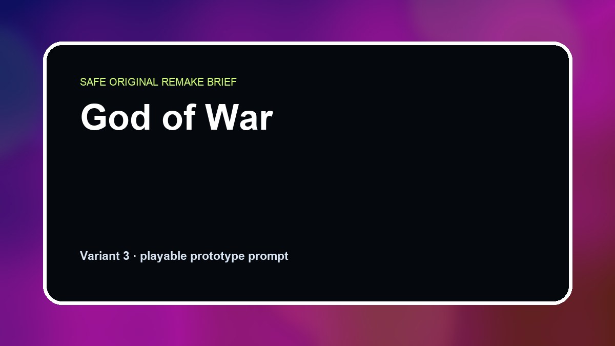 God of War original god of war custom game reference artwork 3