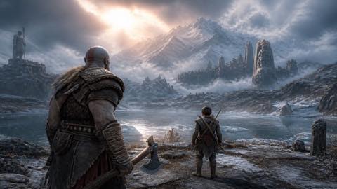 God of War Ragnarok original god of war ragnarok diy game reference artwork 2