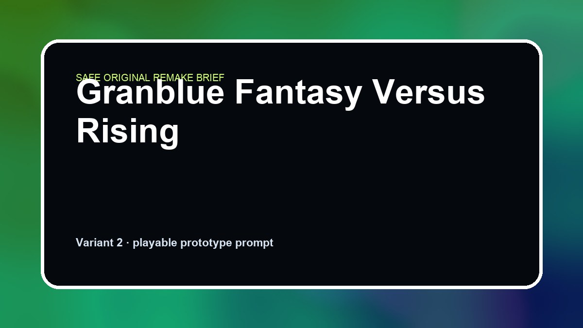 Granblue Fantasy Versus Rising original granblue fantasy versus rising custom game reference artwork 2