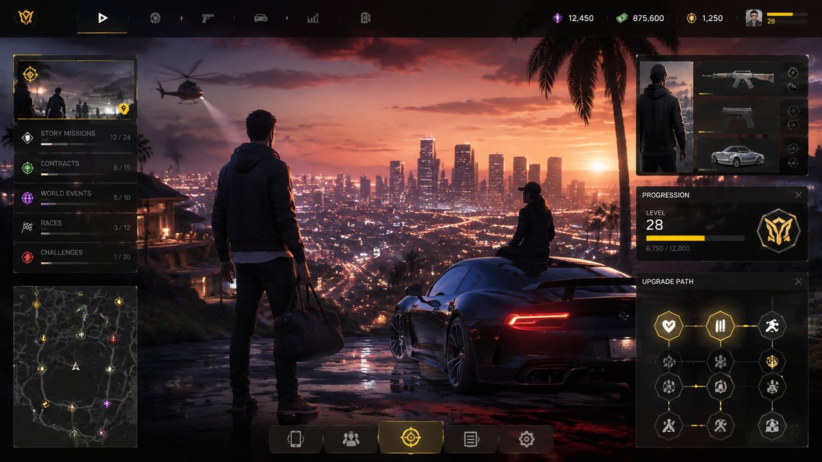 Grand Theft Auto V Enhanced original game remake reference artwork 3