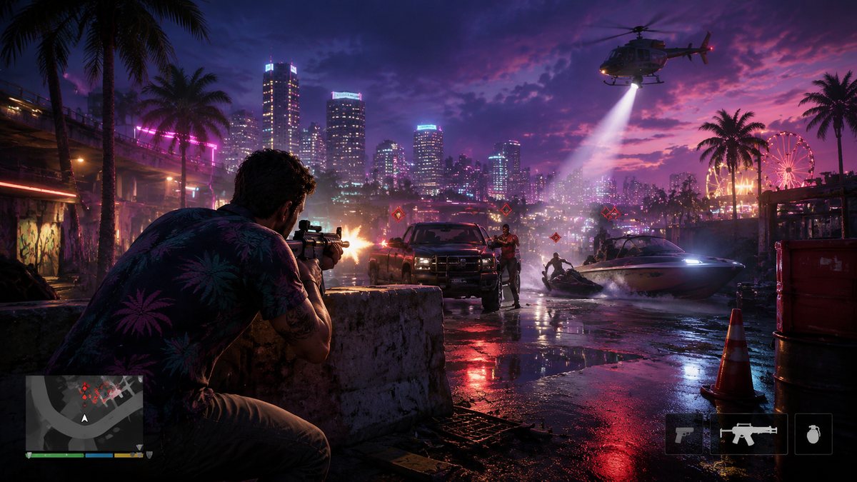 Grand Theft Auto VI original game remake reference artwork 2