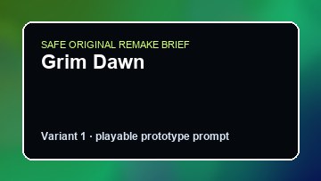 Grim Dawn original grim dawn diy game reference artwork 1