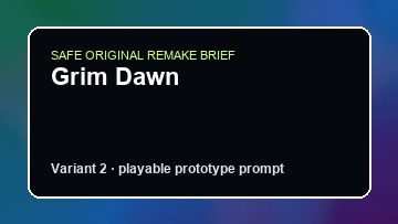 Grim Dawn original grim dawn diy game reference artwork 2
