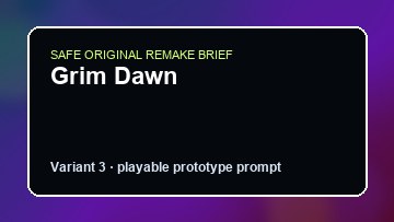 Grim Dawn original grim dawn diy game reference artwork 3