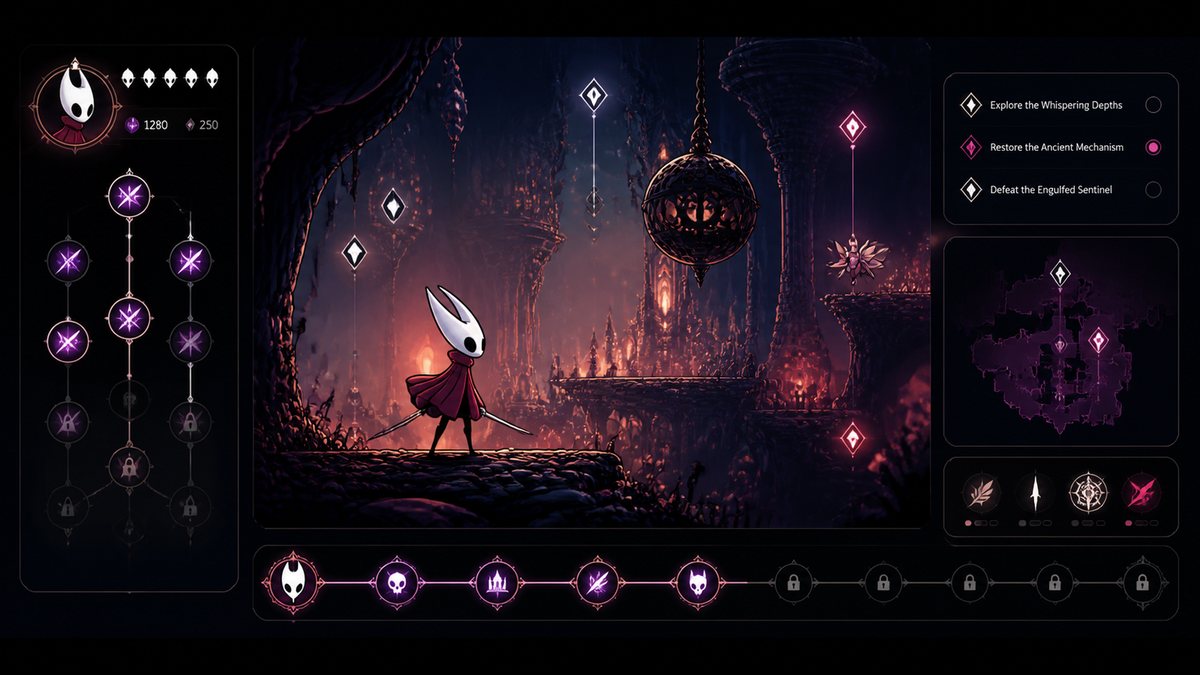 Hollow Knight Silksong original game remake reference artwork 3