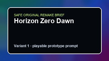 Horizon Zero Dawn Prison Architect DIY Game Maker preview