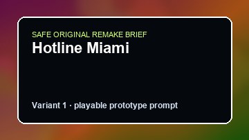 Hotline Miami original hotline miami custom game reference artwork 1