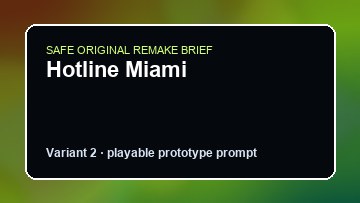 Hotline Miami original hotline miami custom game reference artwork 2