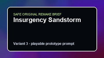 Insurgency Sandstorm original insurgency sandstorm custom game reference artwork 3
