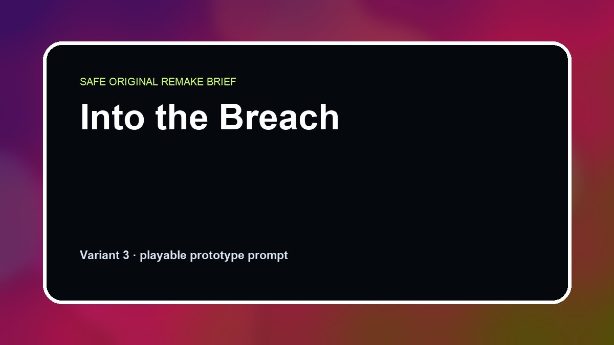 Into the Breach original into the breach diy game reference artwork 3