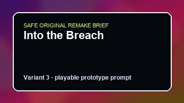 Into the Breach original into the breach diy game reference artwork 3