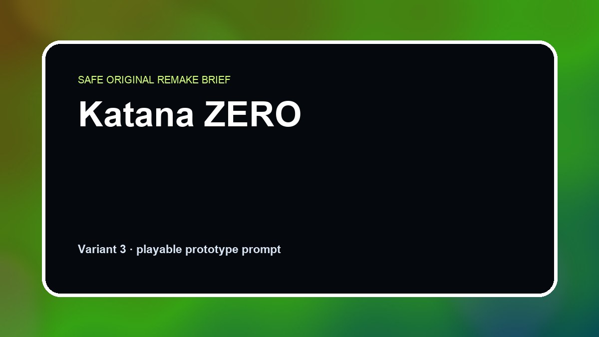 Katana ZERO original katana zero diy game reference artwork 3