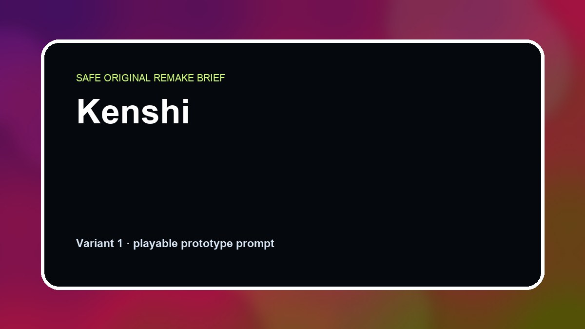 Kenshi original kenshi diy game reference artwork 1