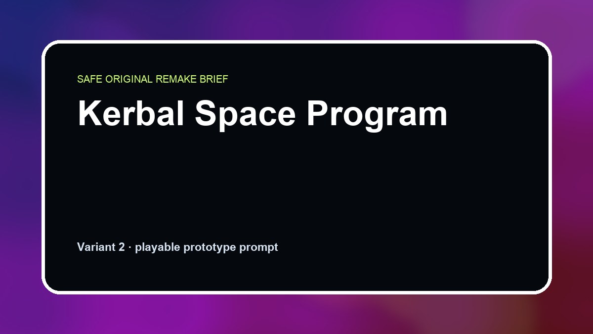 Kerbal Space Program original kerbal space program custom game reference artwork 2