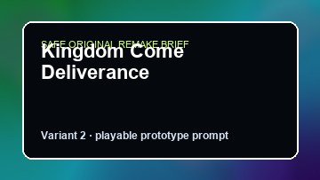 Kingdom Come Deliverance original kingdom come deliverance custom game reference artwork 2