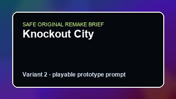 Knockout City original knockout city diy game reference artwork 2