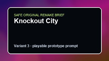 Knockout City original knockout city diy game reference artwork 3