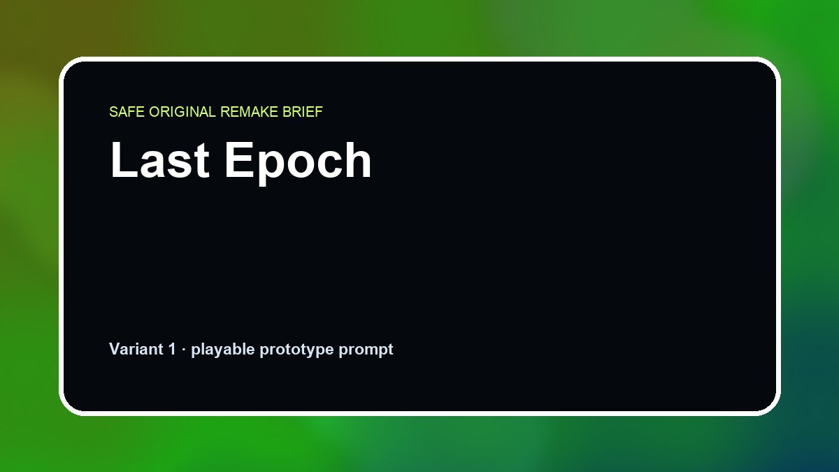 Last Epoch original last epoch custom game reference artwork 1