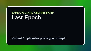 Last Epoch original last epoch custom game reference artwork 1