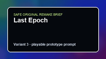 Last Epoch original last epoch custom game reference artwork 3