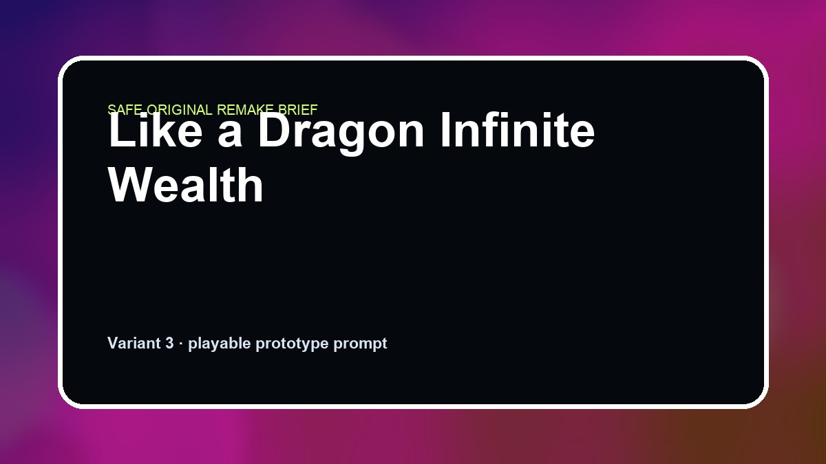 Like a Dragon Infinite Wealth original like a dragon infinite wealth custom game reference artwork 3