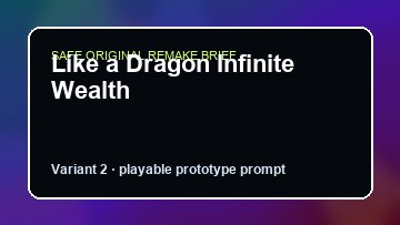 Like a Dragon Infinite Wealth original like a dragon infinite wealth custom game reference artwork 2