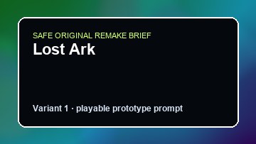 Lost Ark original lost ark diy game reference artwork 1