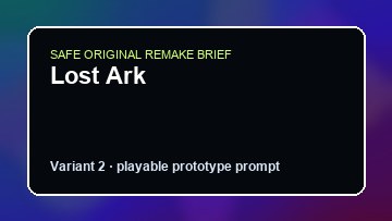 Lost Ark original lost ark diy game reference artwork 2