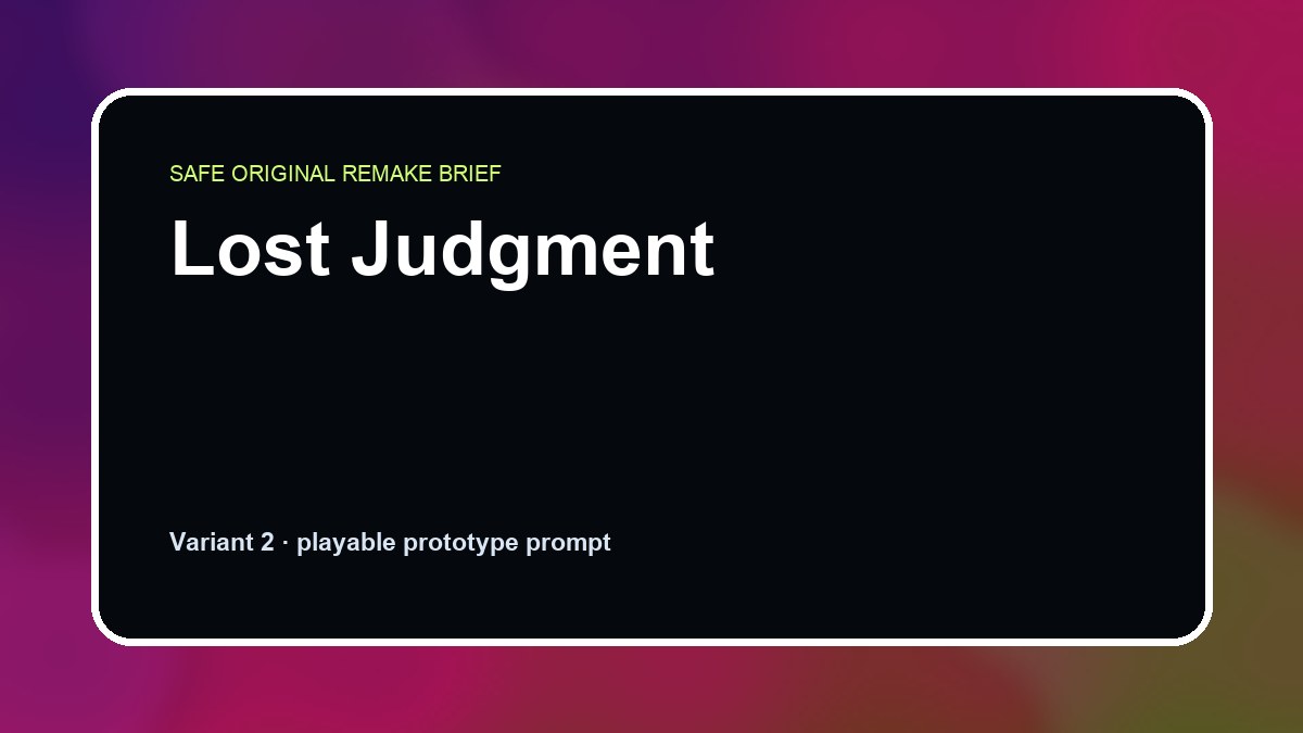 Lost Judgment original lost judgment custom game reference artwork 2