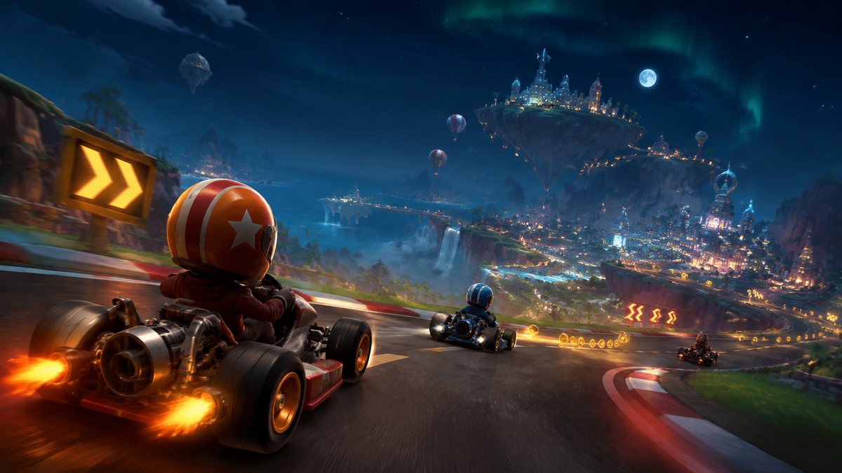 Mario Kart World original game remake reference artwork 1