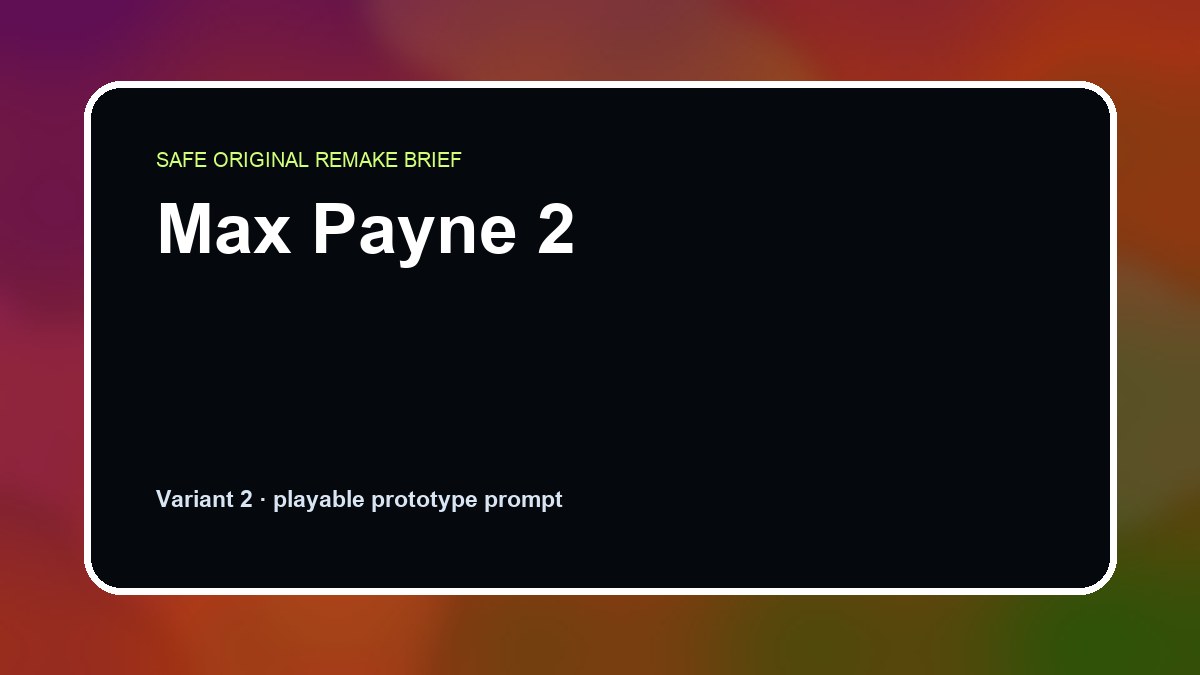 Max Payne 2 original max payne 2 diy game reference artwork 2