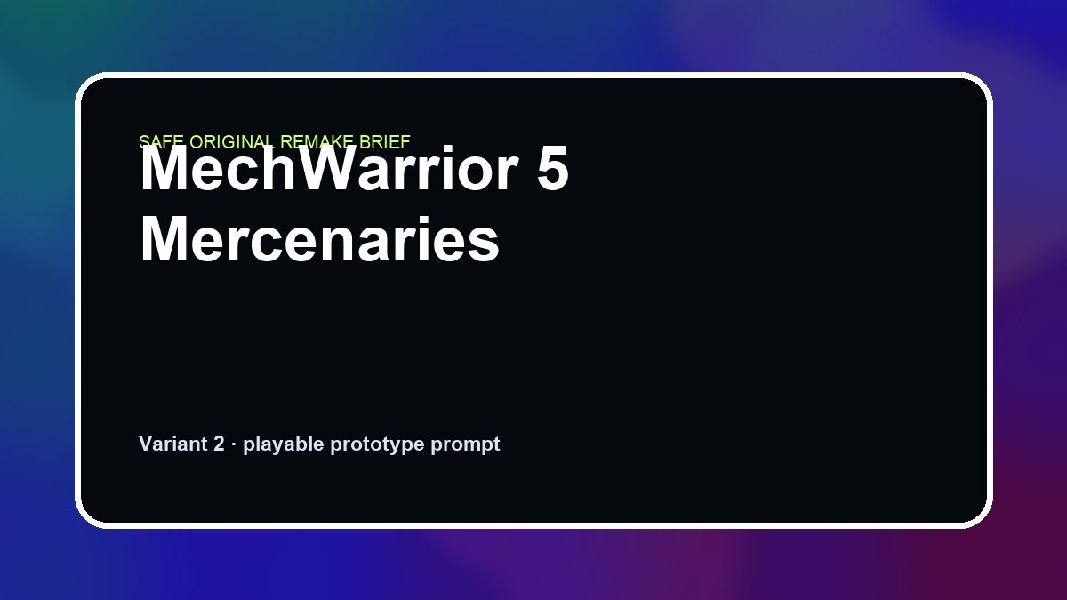 MechWarrior 5 Mercenaries original mechwarrior 5 mercenaries diy game reference artwork 2