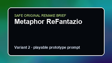 Metaphor ReFantazio original metaphor refantazio diy game reference artwork 2