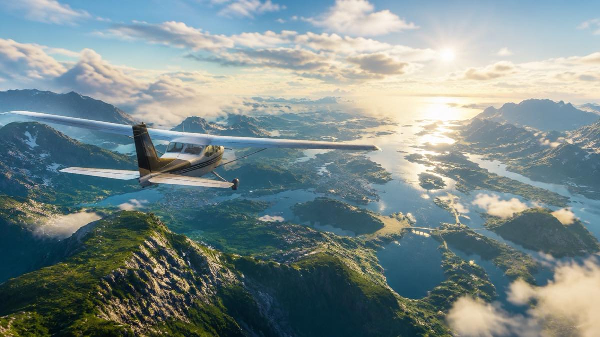 Microsoft Flight Simulator original microsoft flight simulator custom game reference artwork 1