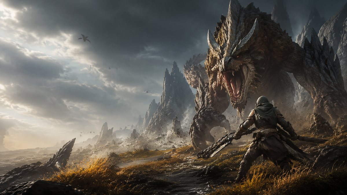 Monster Hunter Wilds original game remake reference artwork 1