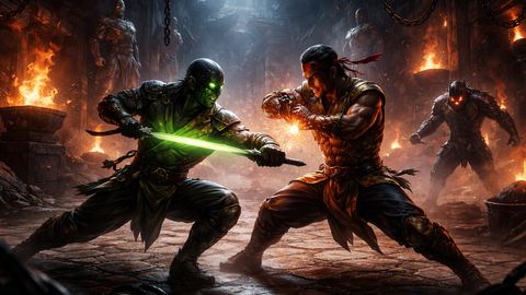 Mortal Kombat 1 original game remake reference artwork 2