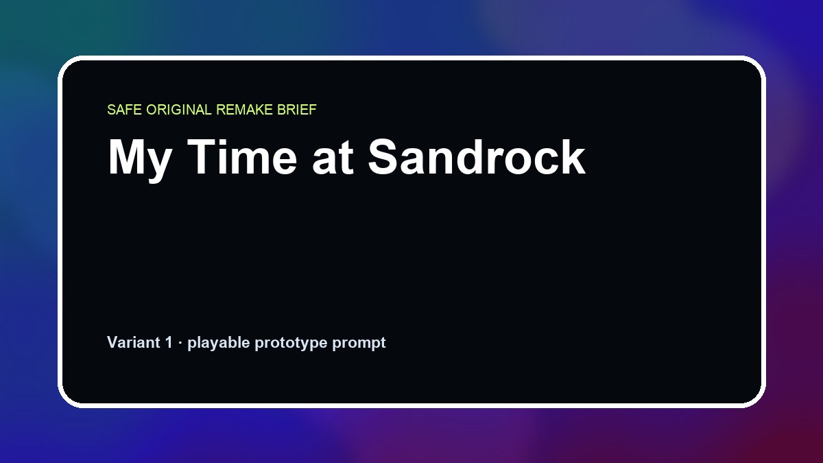 My Time at Sandrock original my time at sandrock custom game reference artwork 1