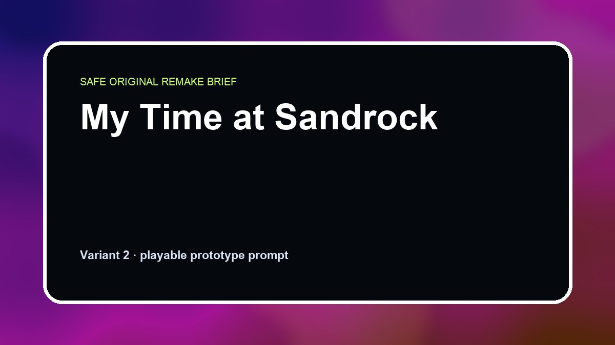My Time at Sandrock original my time at sandrock custom game reference artwork 2