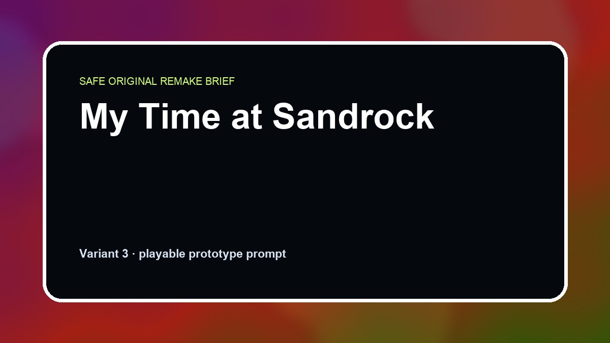 My Time at Sandrock original my time at sandrock custom game reference artwork 3