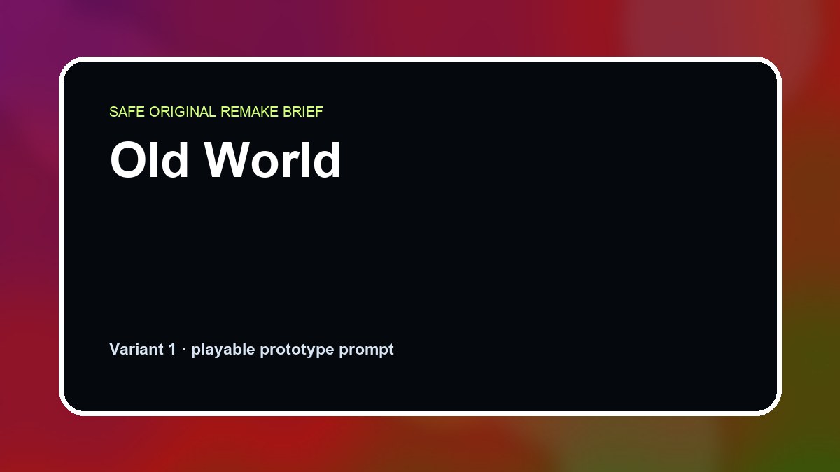 Old World original old world custom game reference artwork 1