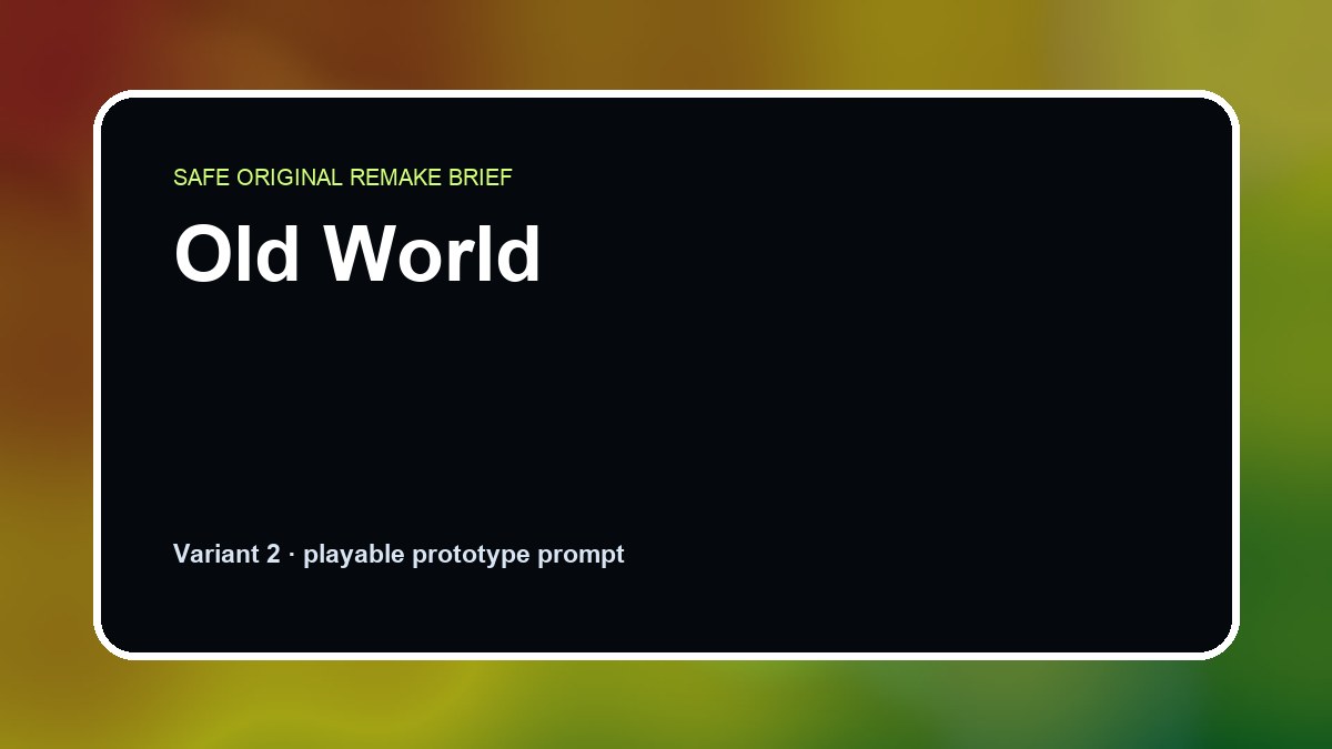 Old World original old world custom game reference artwork 2