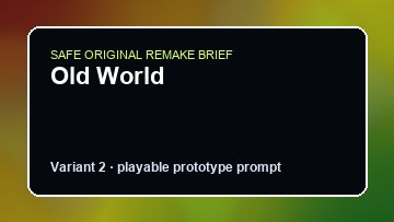 Old World original old world diy game reference artwork 2