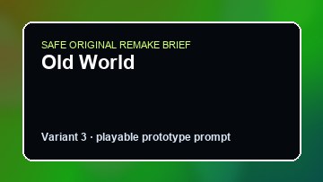 Old World original old world diy game reference artwork 3
