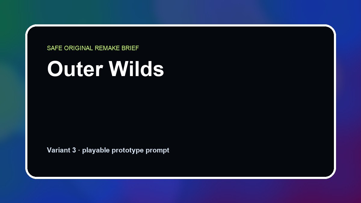 Outer Wilds original outer wilds custom game reference artwork 3