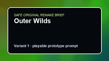 Outer Wilds Dying Light 2 Custom Game Builder preview