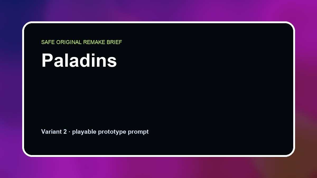 Paladins original paladins diy game reference artwork 2