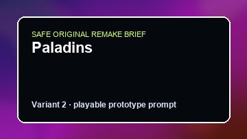 Paladins original paladins custom game reference artwork 2