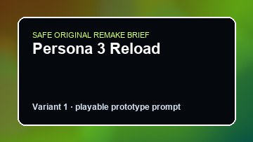 Persona 3 Reload Deep Rock Galactic Custom Game Builder preview